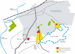 Map of Altyre Estate Urban Animation project